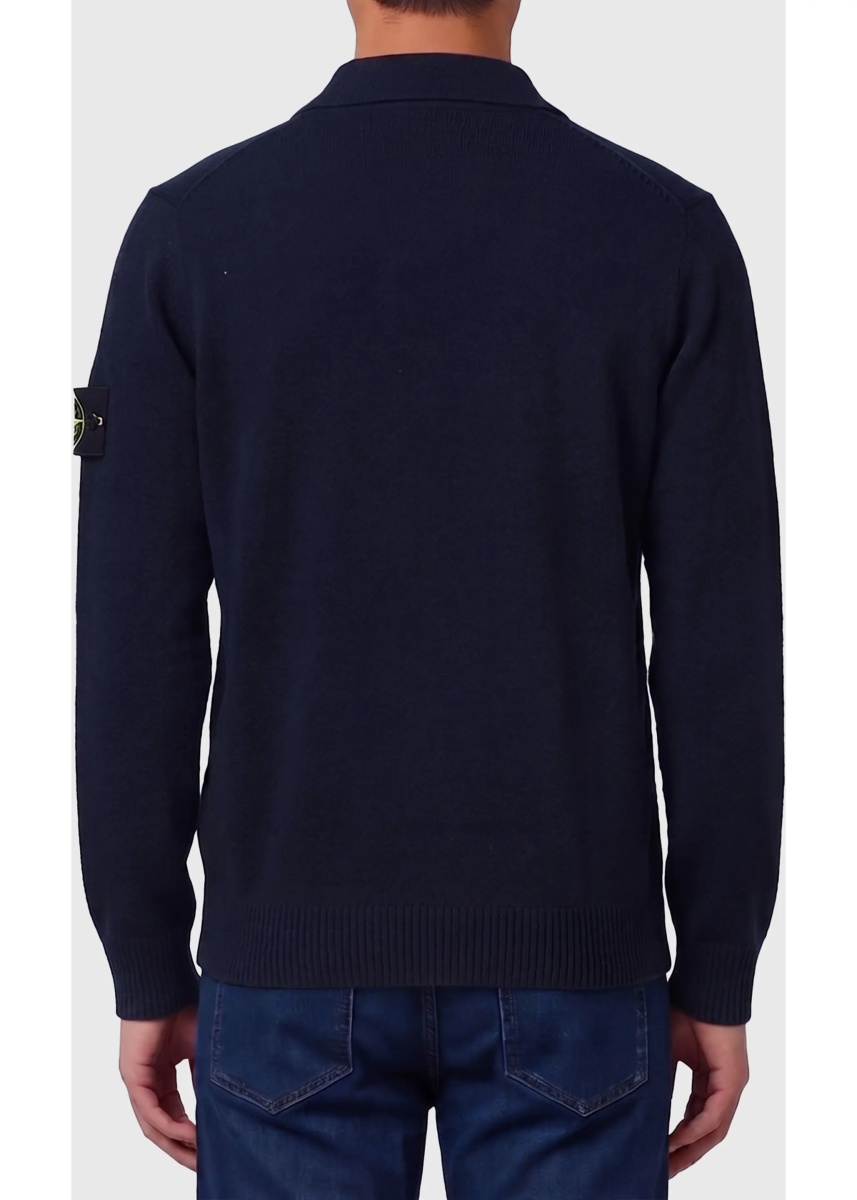 Tricou Polo Navy Rws Virgin Wool Polo Shirt - Img 2
