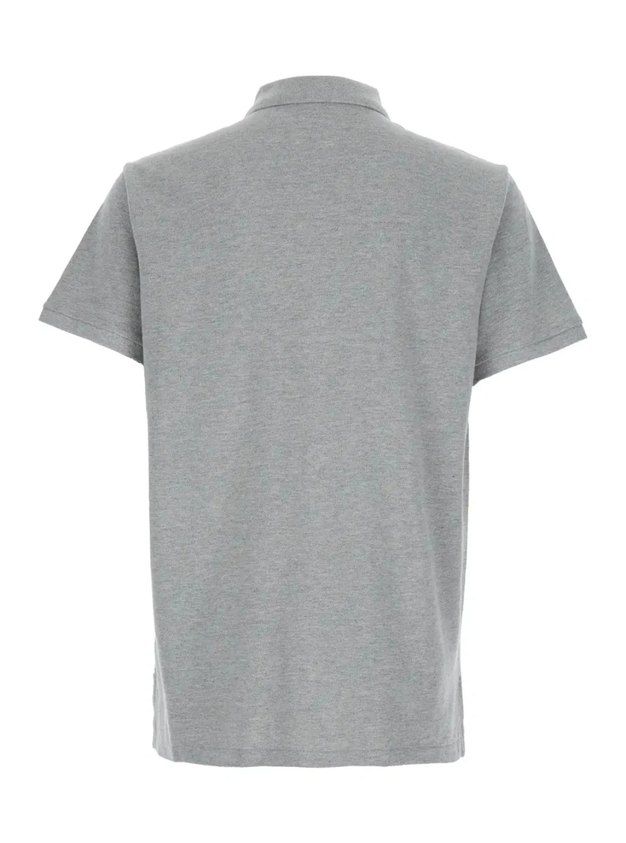Tricou polo Ralph Lauren gri din bumbac - Img 2