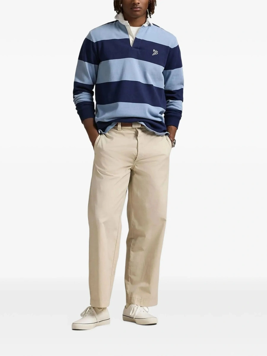 Tricou polo Ralph Lauren multicolor din bumbac - Img 4