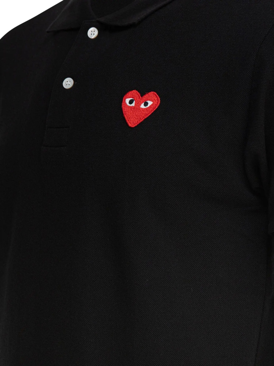 Tricou Polo "Red Emblem" Button-Down Polo Shirt - Img 4