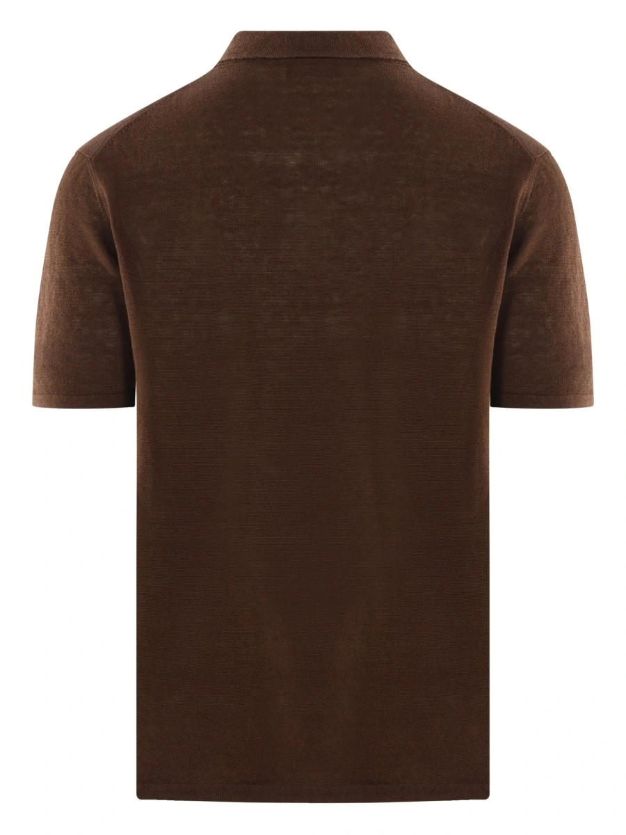 Tricou Polo Roberto Collina maro - Img 2