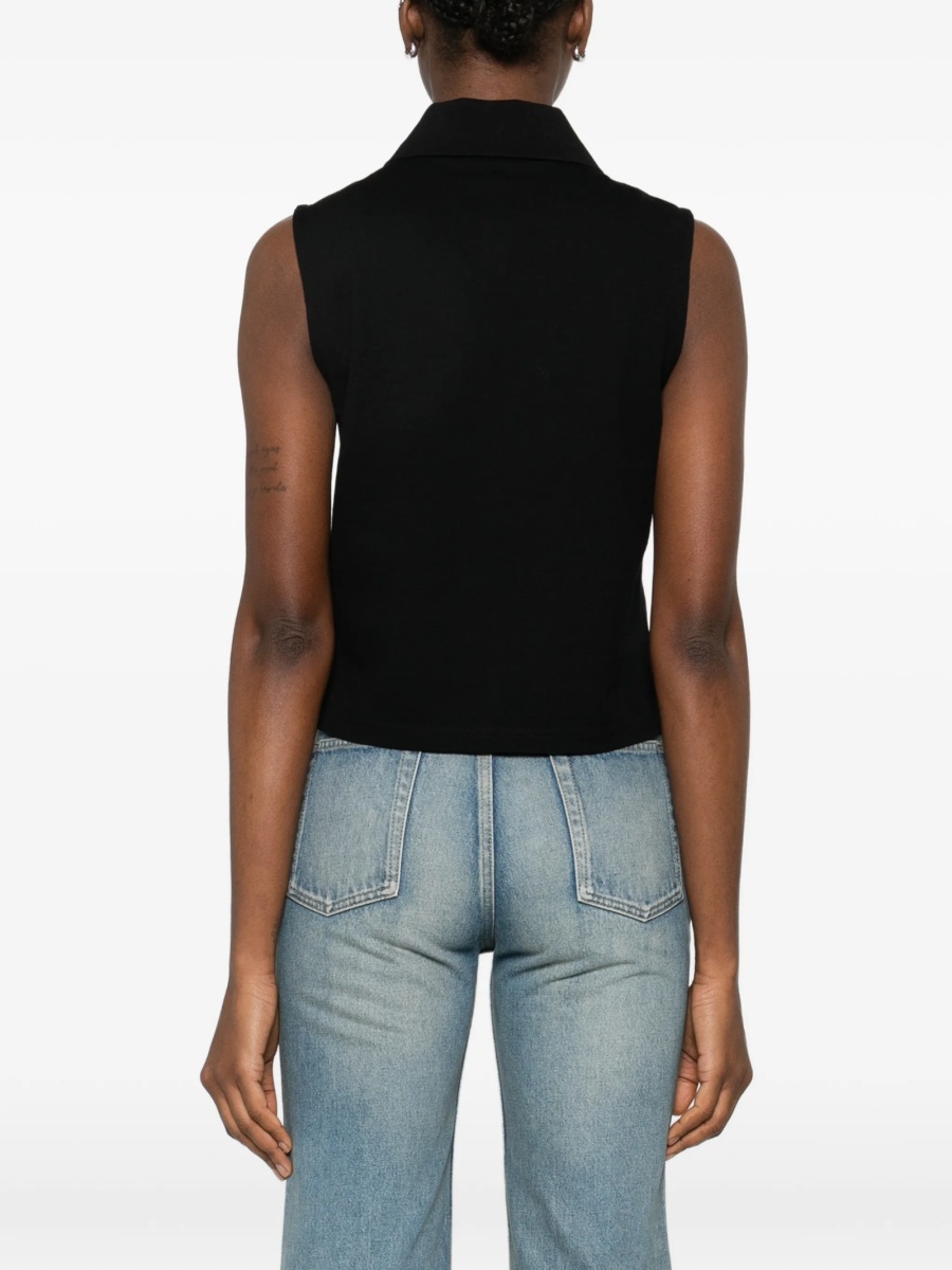 Tricou Polo Saint Laurent negru - Img 4