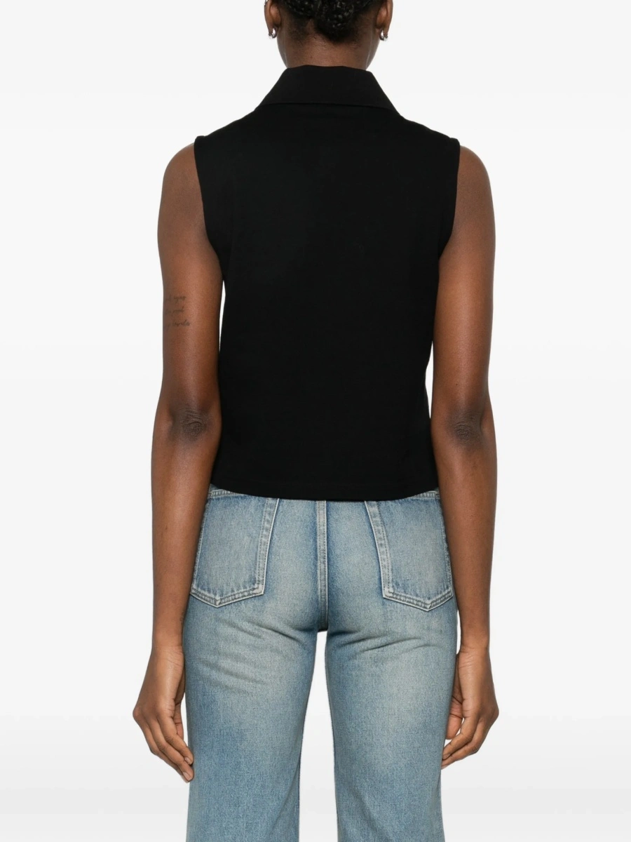 Tricou Polo Saint Laurent negru - Img 4