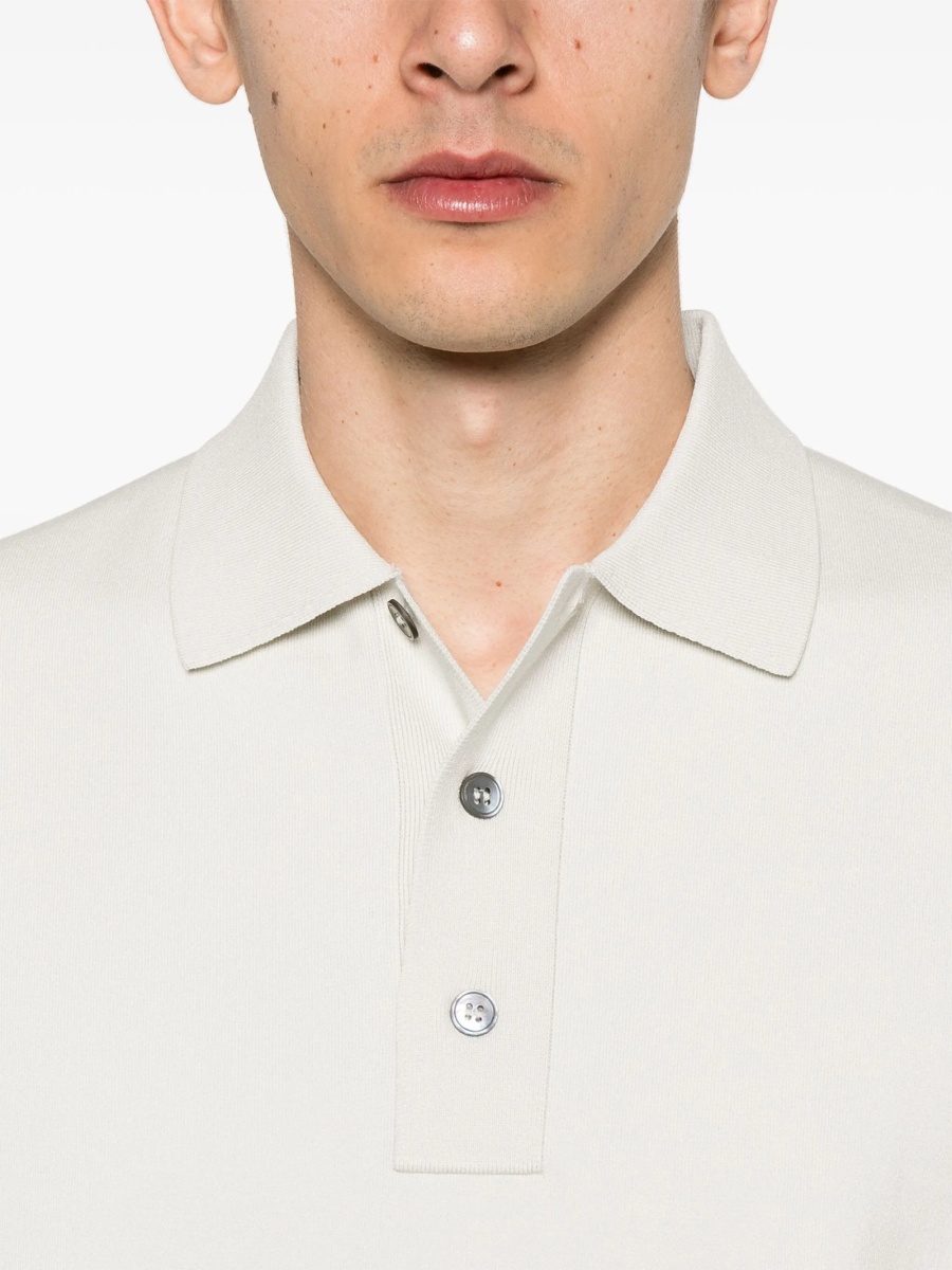 Tricou Polo STUDIO NICHOLSON neutru din vascoza si polyester - Img 4