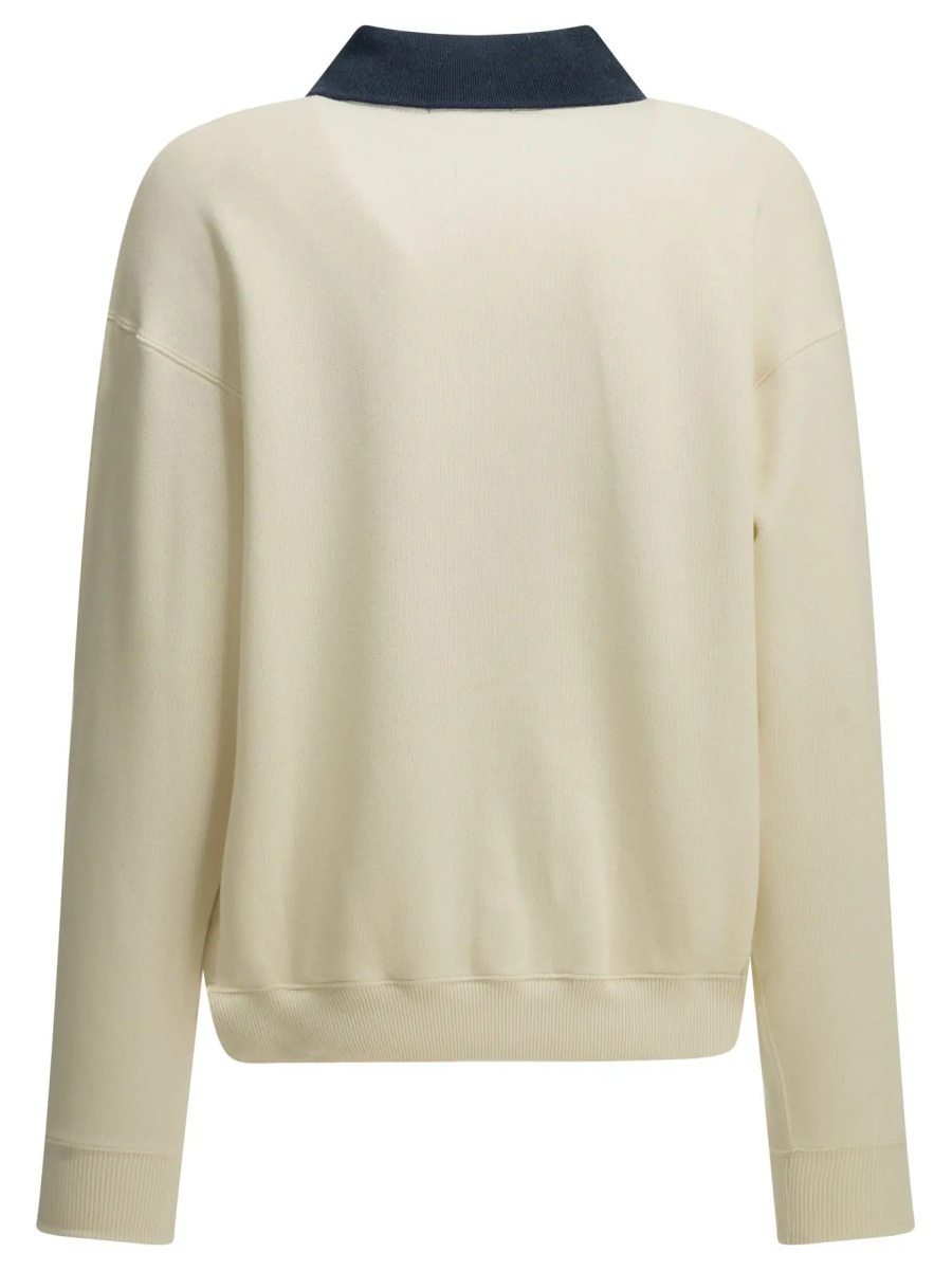 Tricou Polo Sweatshirt with polo collar and logo - Img 2