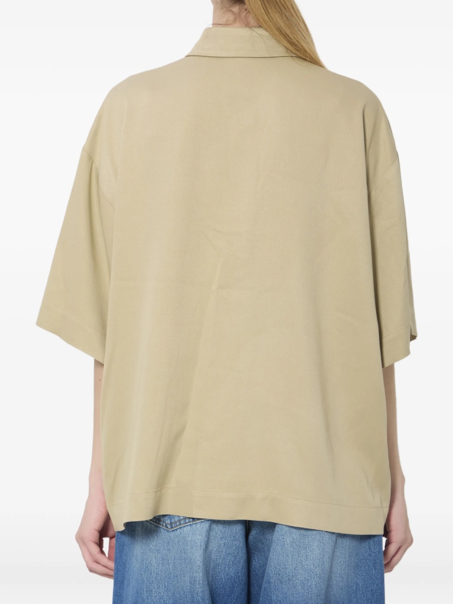 Tricou Polo The Frankie Shop neutru - Img 4