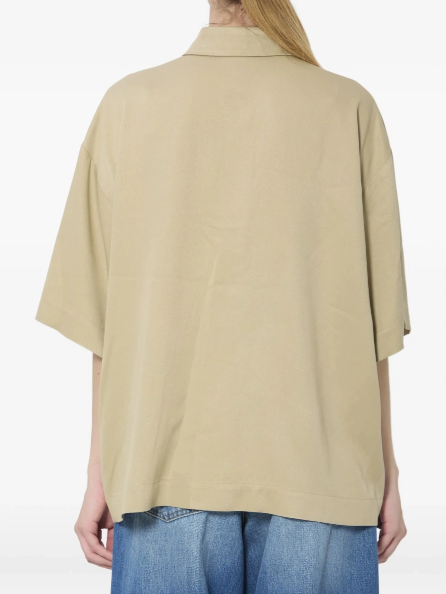 Tricou Polo The Frankie Shop neutru - Img 4