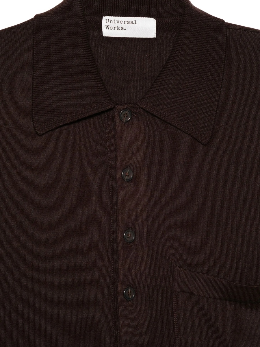 Tricou Polo UNIVERSAL WORKS maro - Img 3