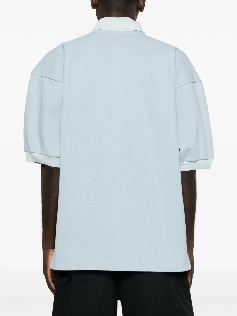 Tricou Polo Willy Chavarria albastru - Img 4