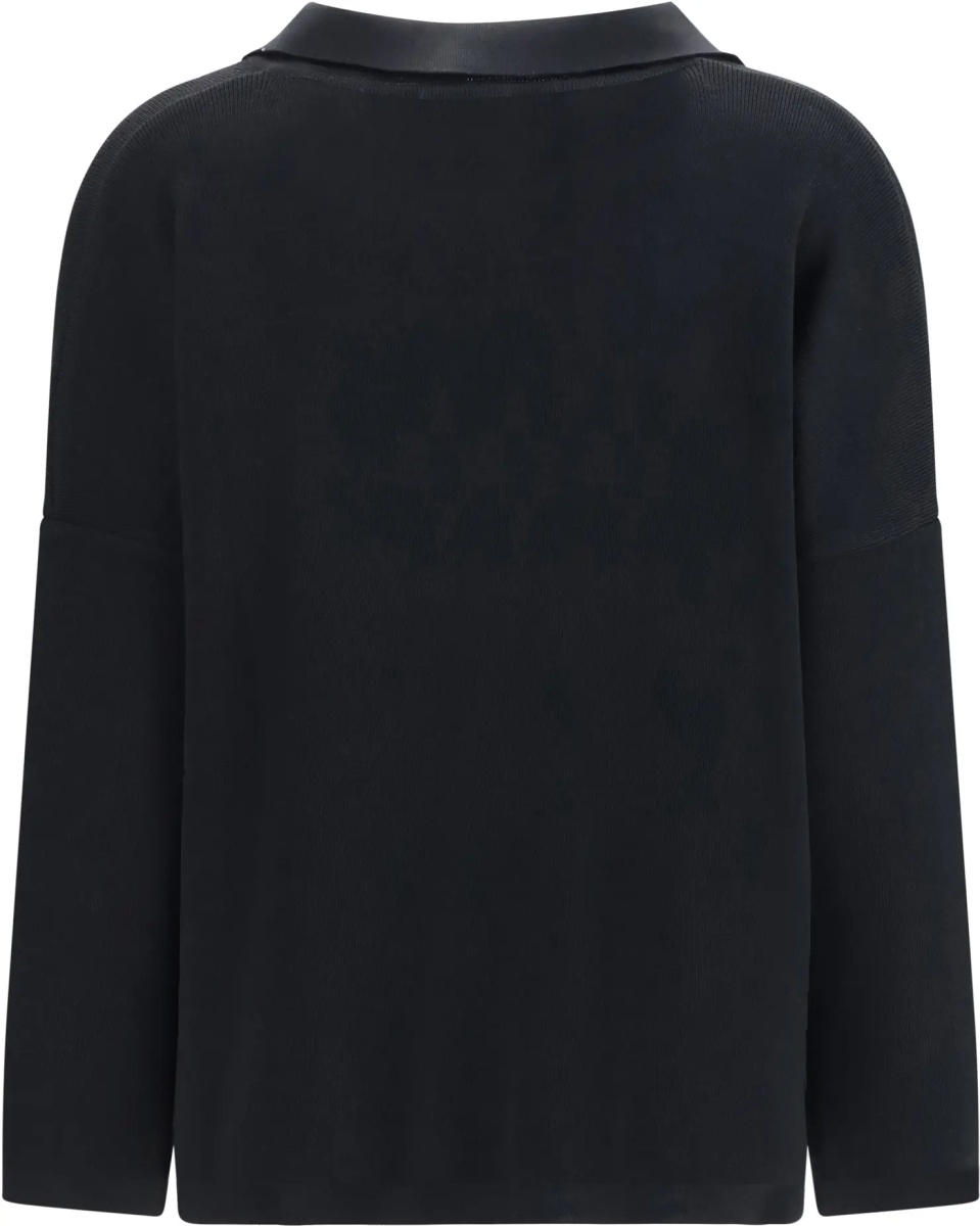 Tricou Polo Wool polo collar Sweater - Img 2