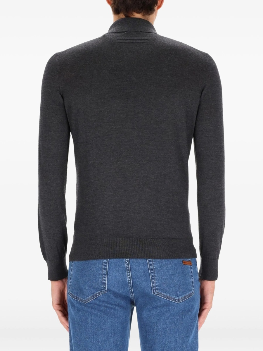 Tricou Polo ZEGNA gri - Img 4