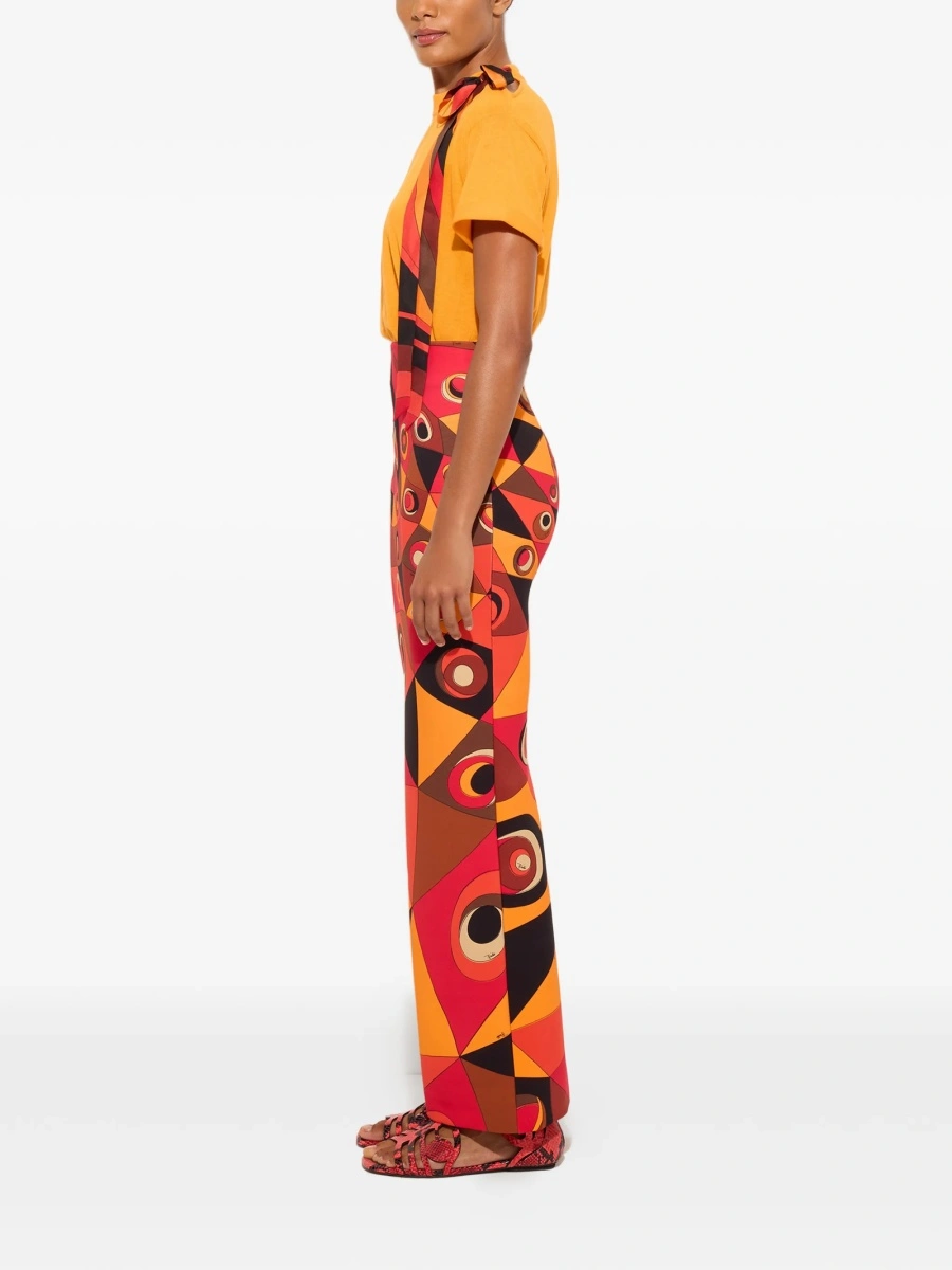 Tricou PUCCI portocaliu din bumbac - Img 3