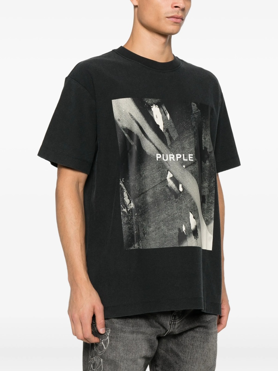 Tricou PURPLE BRAND negru - Img 3