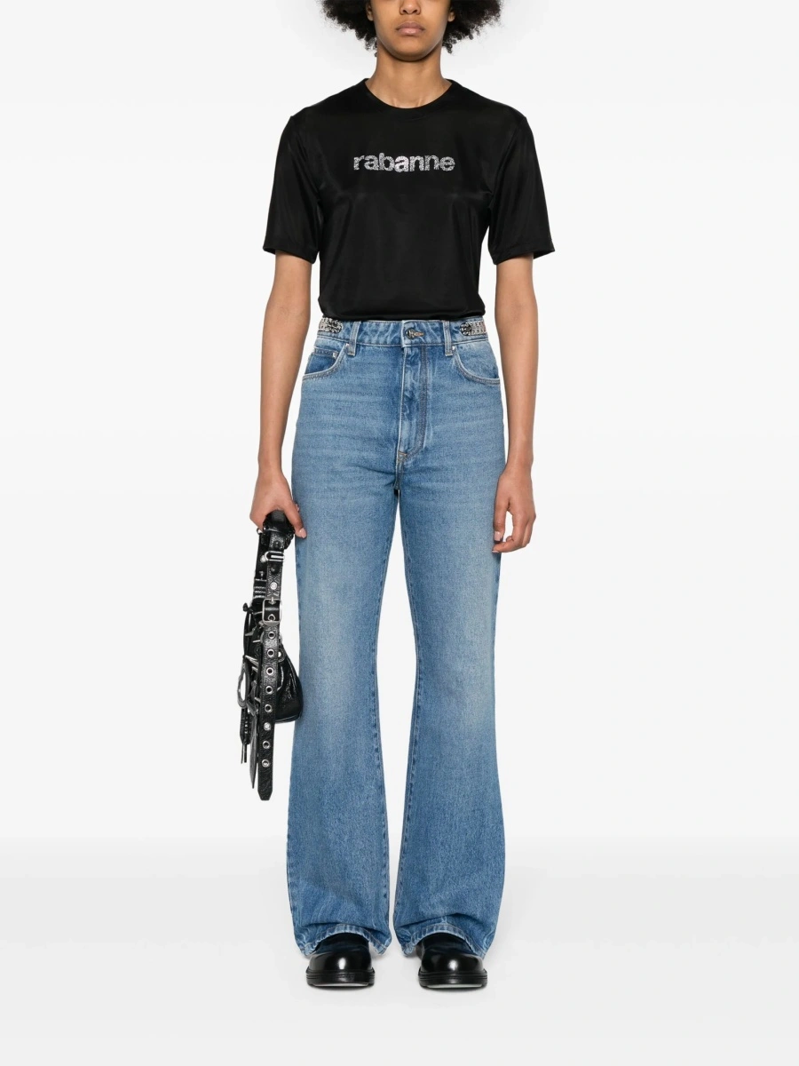 Tricou RABANNE negru - Img 2