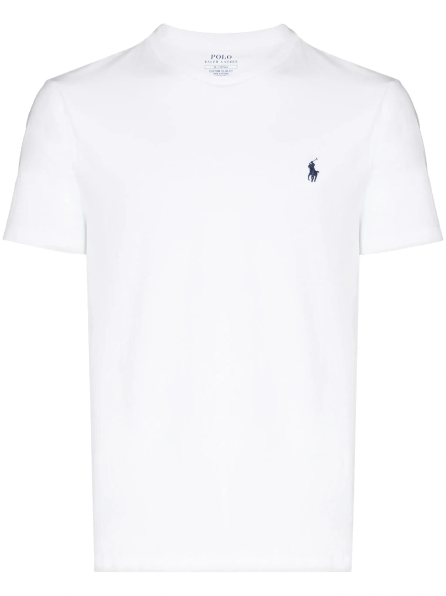 Tricou Ralph Lauren alb din bumbac - Img 7