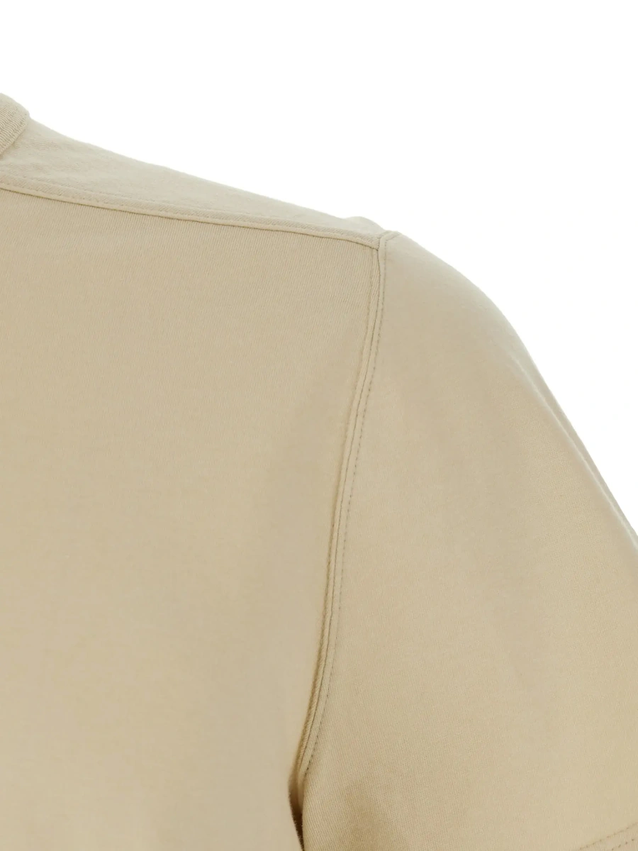 Tricou Rick Owens bej din bumbac - Img 5