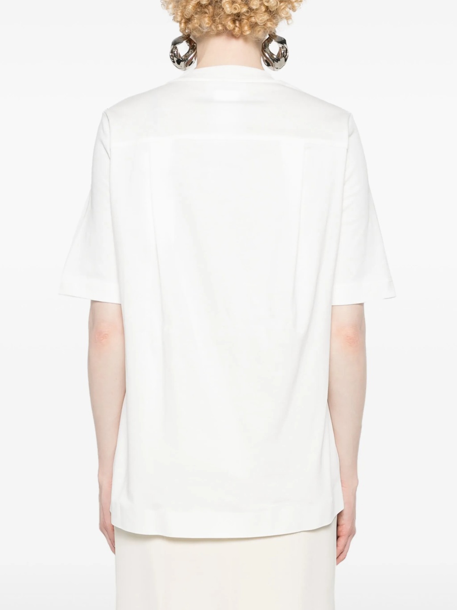 Tricou SPORTMAX alb din bumbac - Img 4