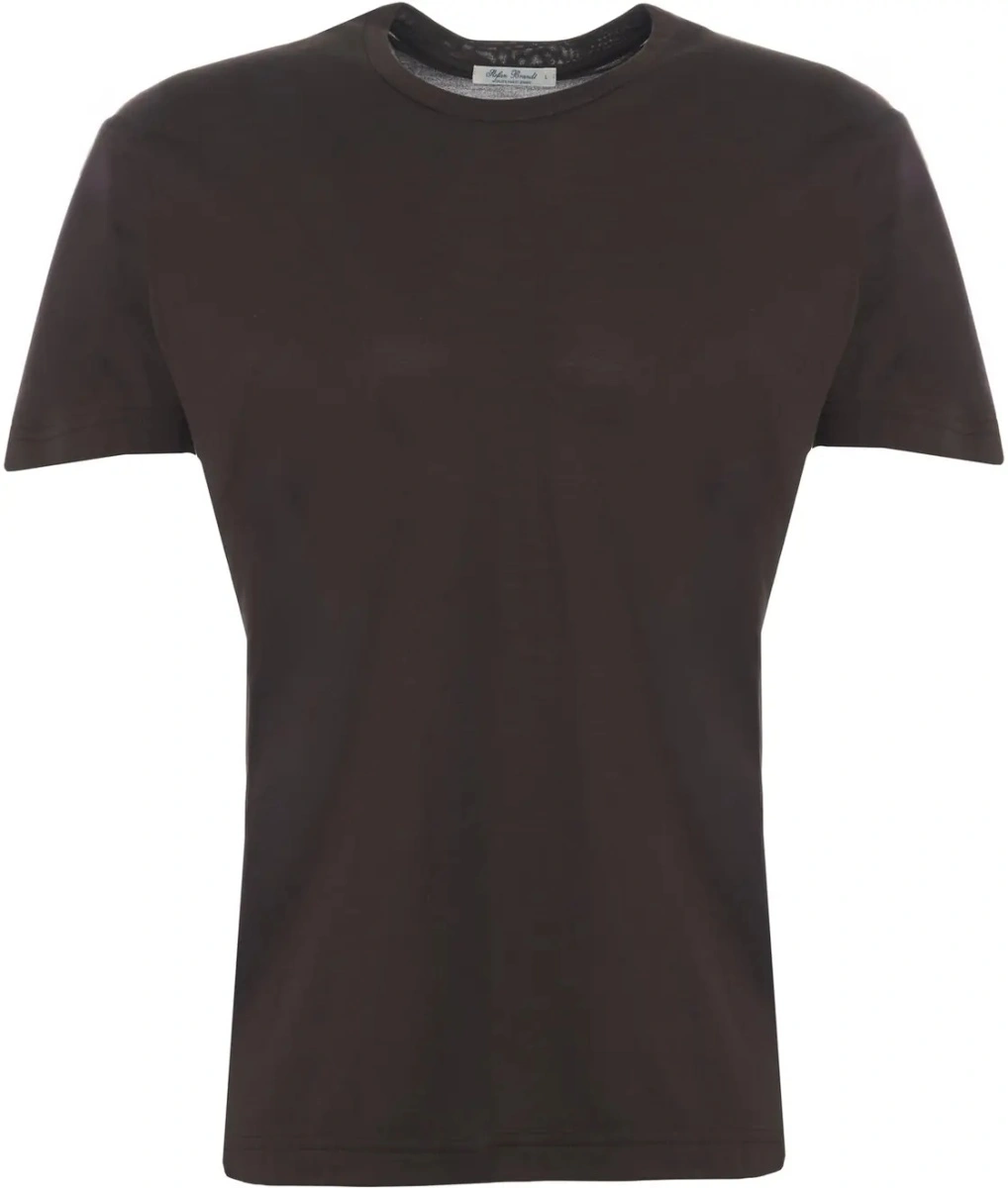 Tricou Stefan Brandt maro din matase - Img 2