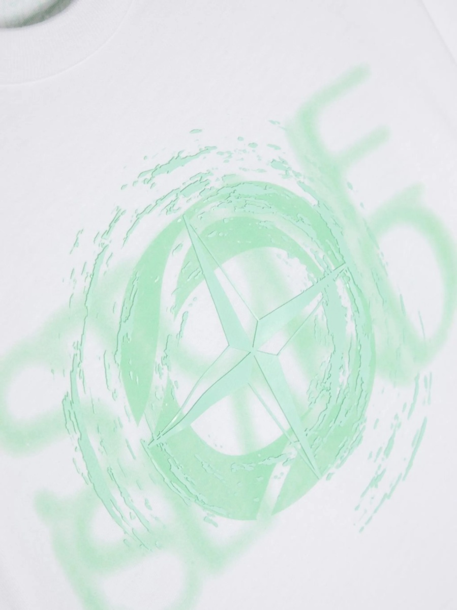 Tricou Stone Island alb - Img 3
