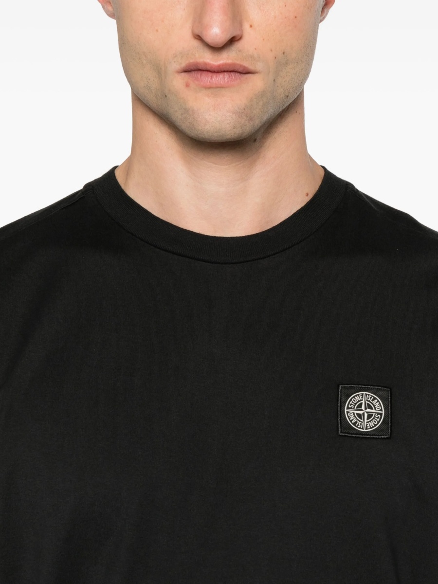 Tricou Stone Island negru - Img 4