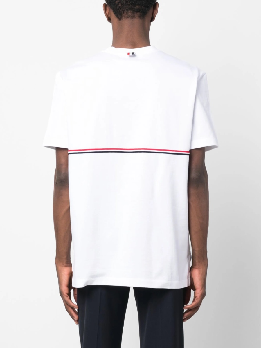 Tricou Thom Browne alb - Img 4