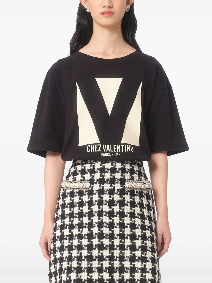 Tricou Valentino Garavani negru - Img 3