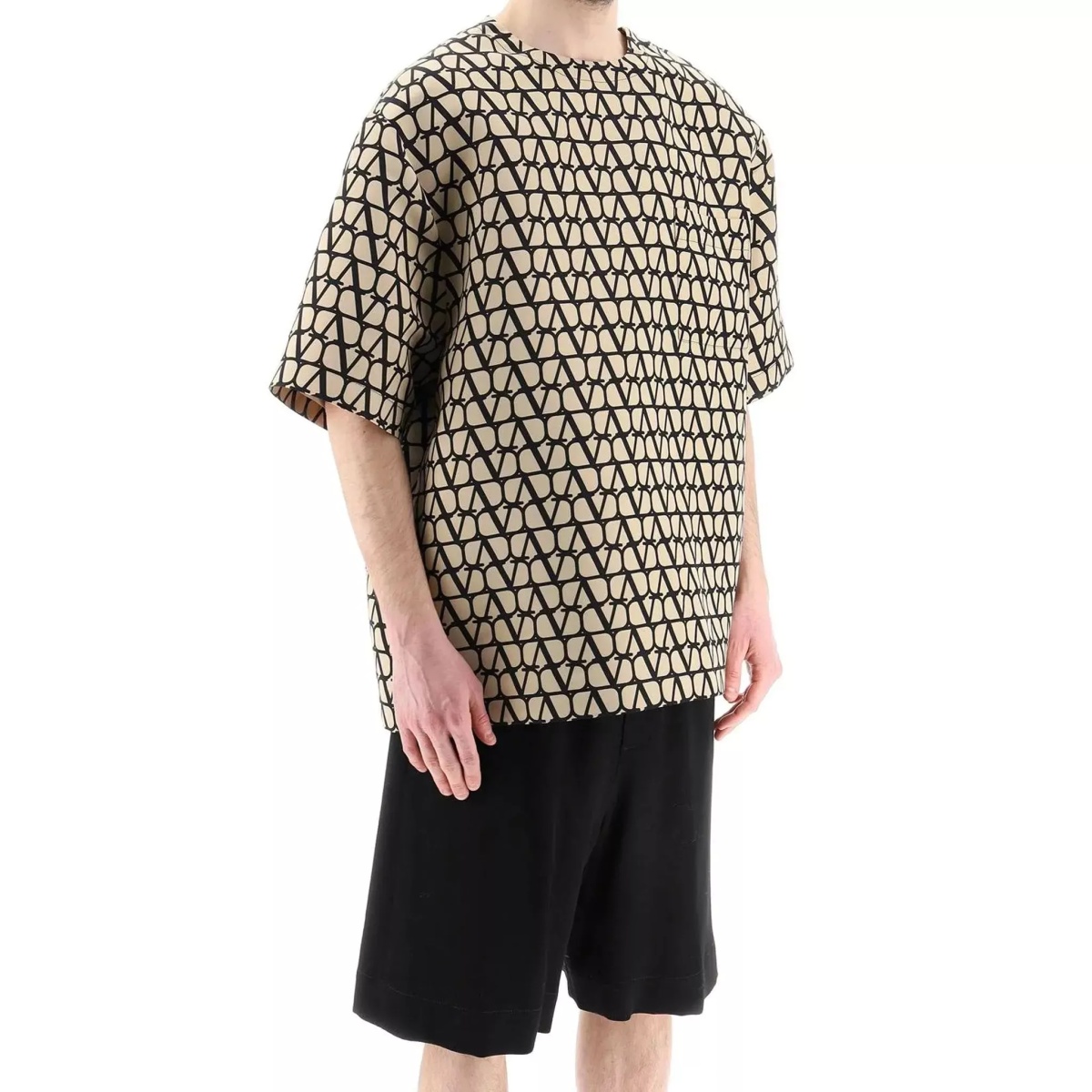 Tricou Valentino Iconographe Crewneck T-Shirt - Img 2