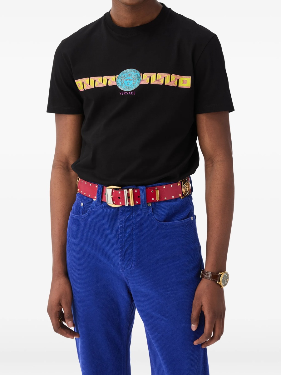 Tricou Versace Greca negru - Img 2