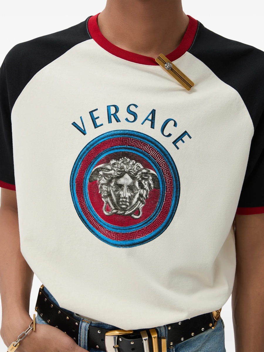 Tricou Versace Greca neutru - Img 4