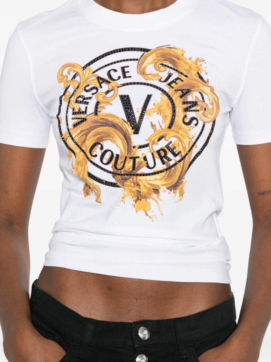 Tricou Versace Jeans Couture alb - Img 5