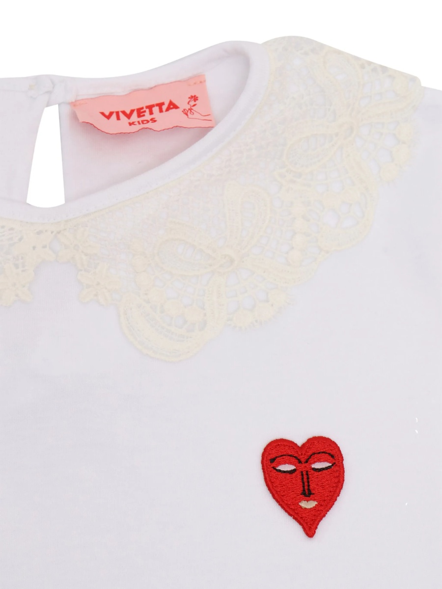 Tricou Vivetta alb - Img 3