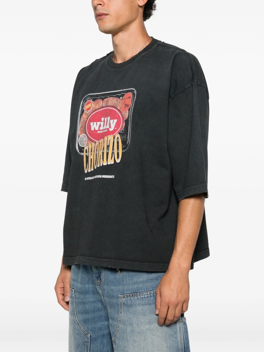 Tricou Willy Chavarria negru - Img 3