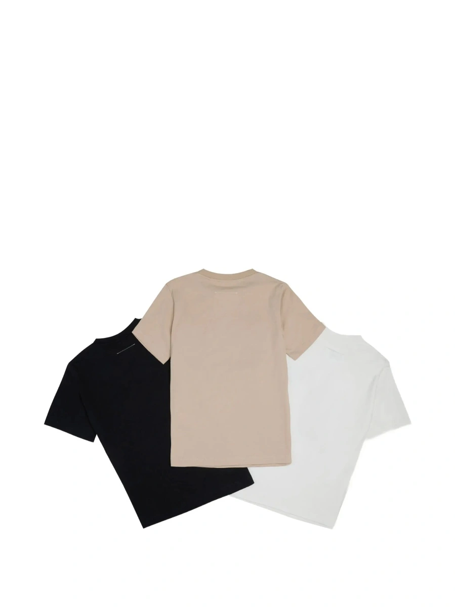 Tricouri MM6 MAISON MARGIELA KIDS multicolor din bumbac - Img 3