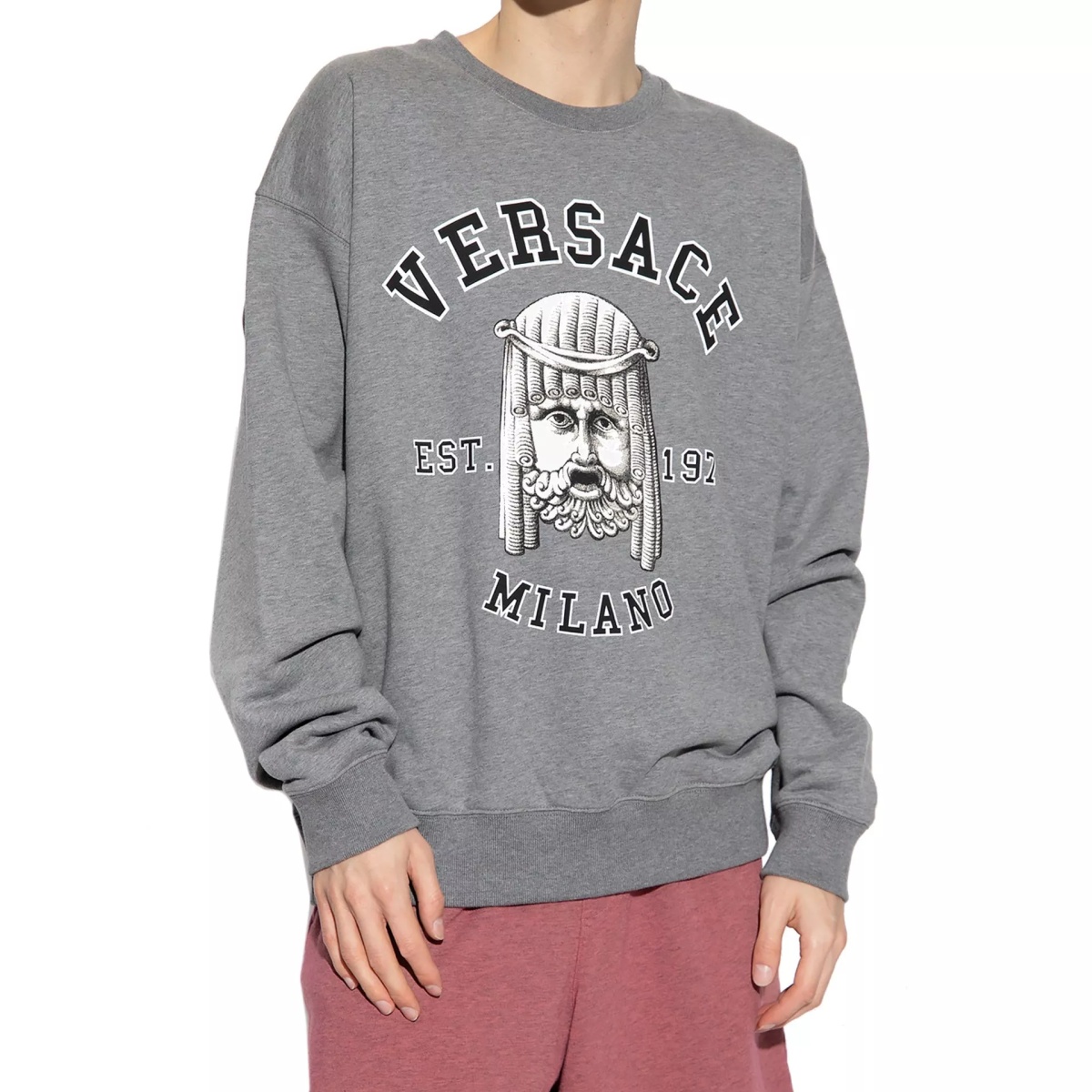 Versace Cotton Crewneck Sweatshirt - Img 2