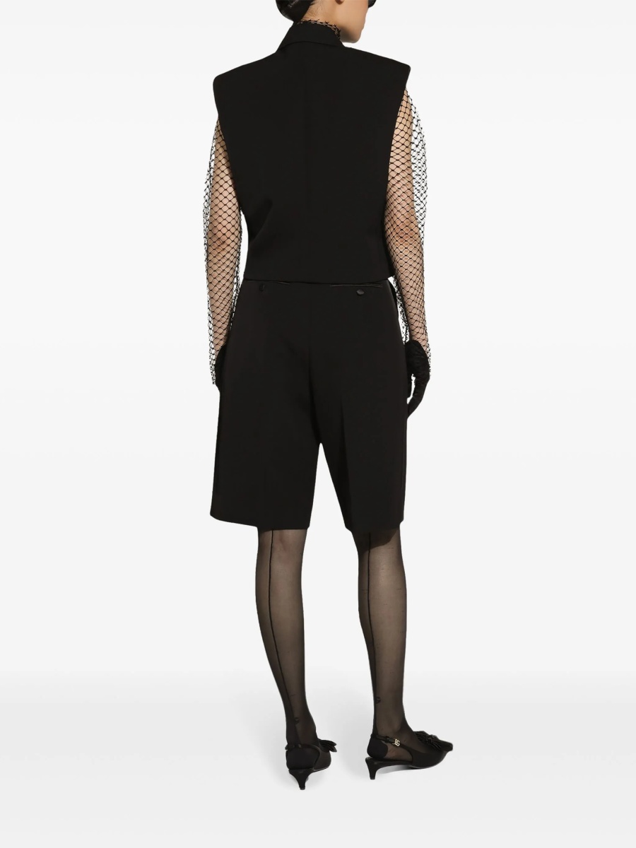 Vesta Dolce &amp; Gabbana neagra din lana si polyester - Img 4