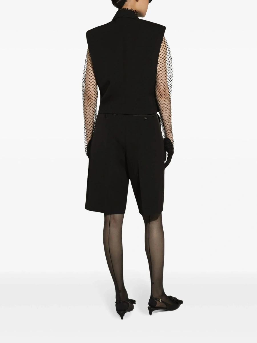 Vesta Dolce &amp; Gabbana neagra din lana si polyester - Img 4
