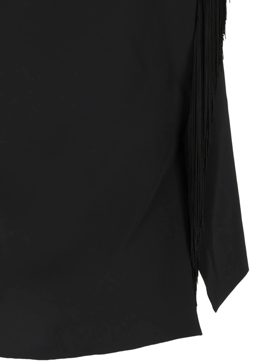 Vesta Shirt A Porter neagra din poliester si vascoza - Img 4