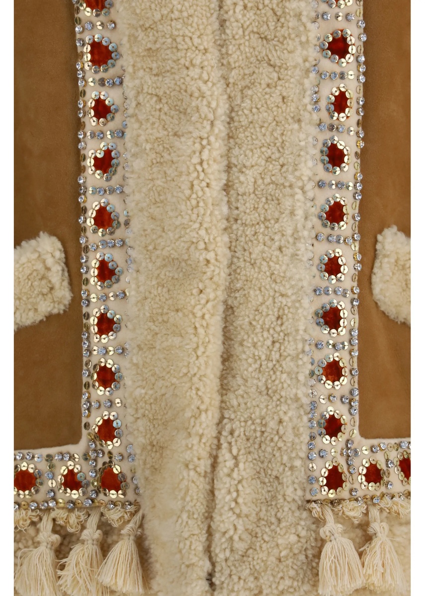 Vesta Suede and fur Vest - Img 3