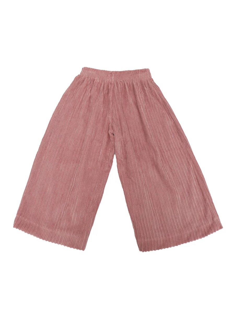 WIDE LEG VELVET PANTS - Img 2