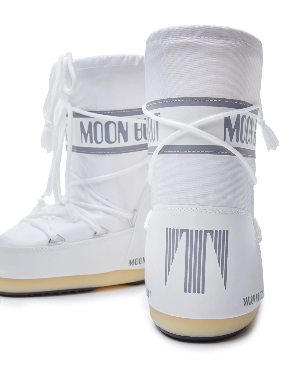 Apreschiuri Moon Boot albe din polyester si poliuretan - Img 2