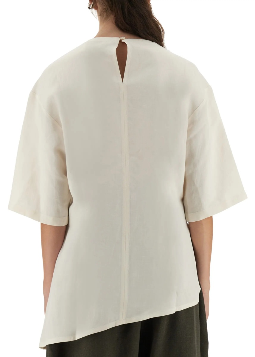 Asymmetrical "Vichy" T-Shirt - Img 3