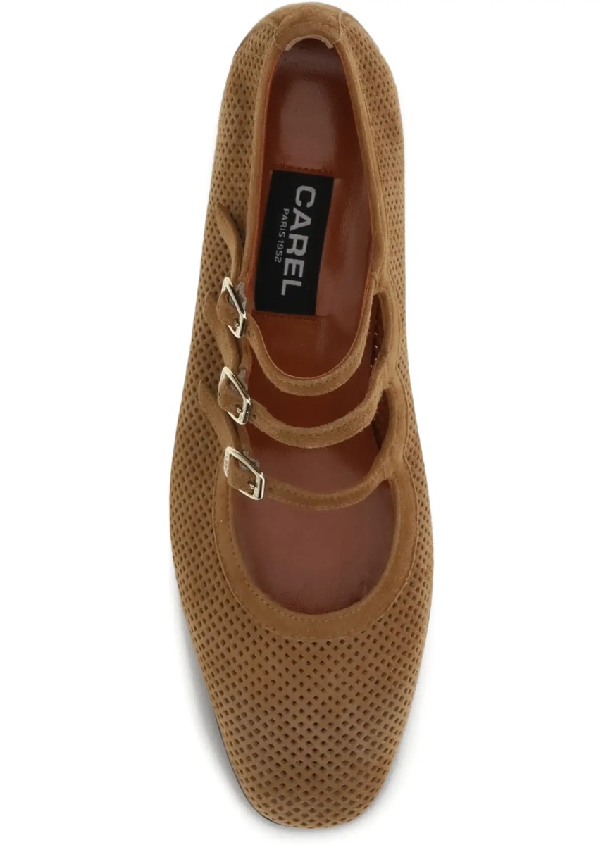 Balerini Ariana suede Ballerinas - Img 4