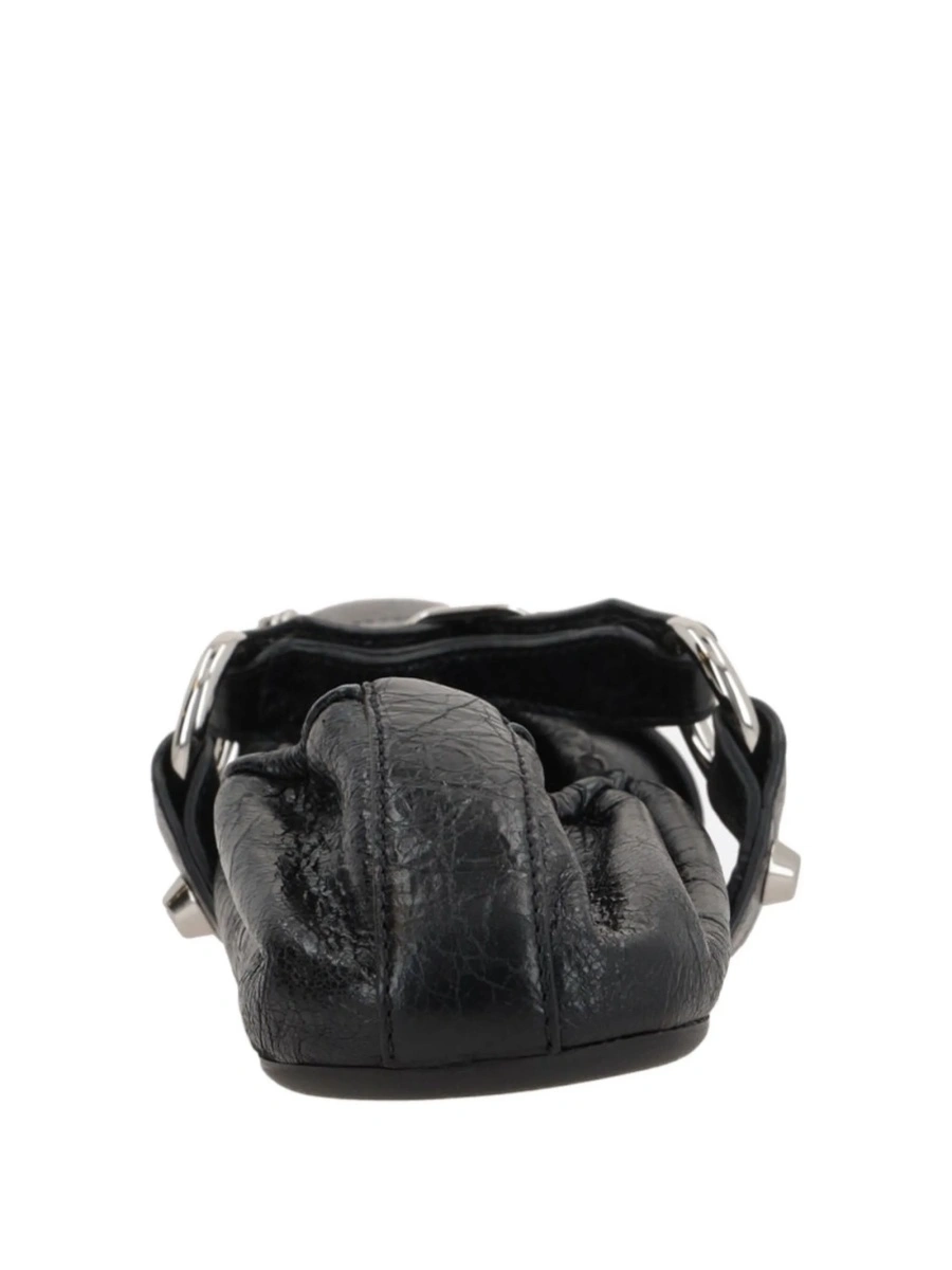Balerini Balenciaga negri din piele - Img 3