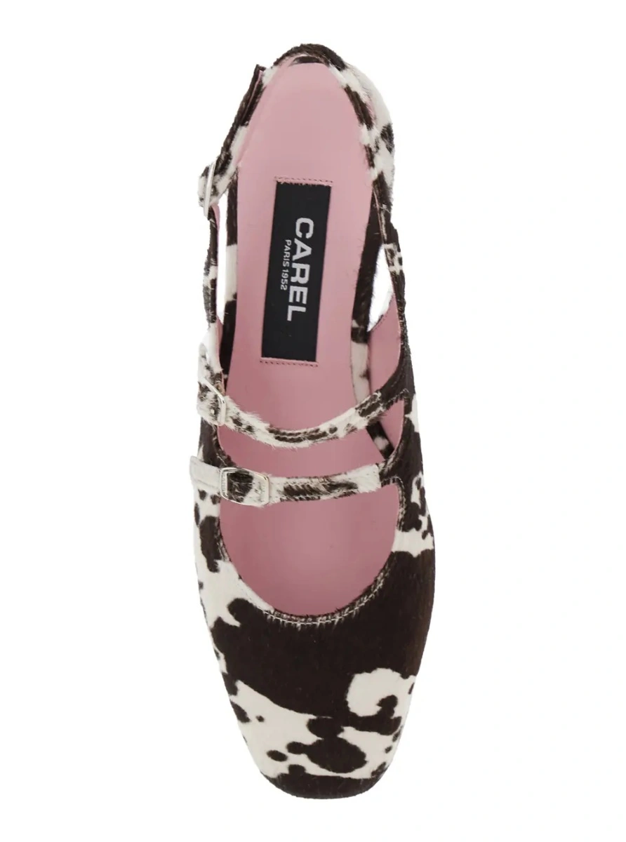 Balerini CAREL multicolor din piele - Img 4