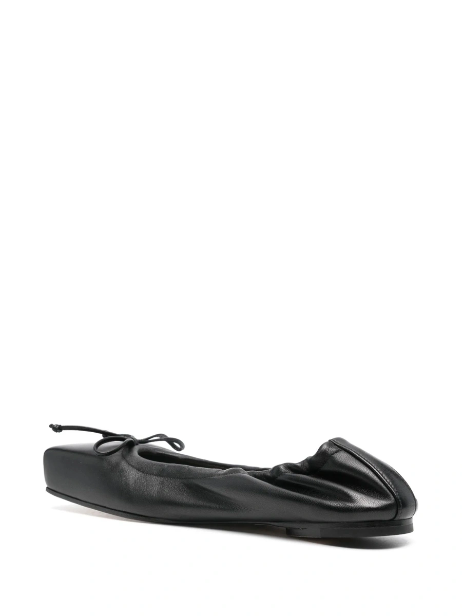 Balerini JACQUEMUS negri din piele - Img 3