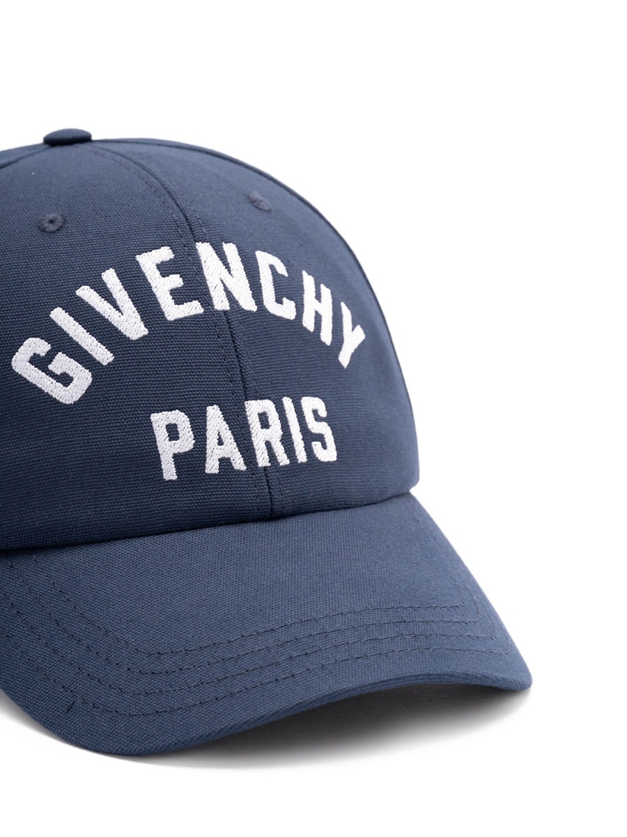 Basca Givenchy albastra din bumbac - Img 4