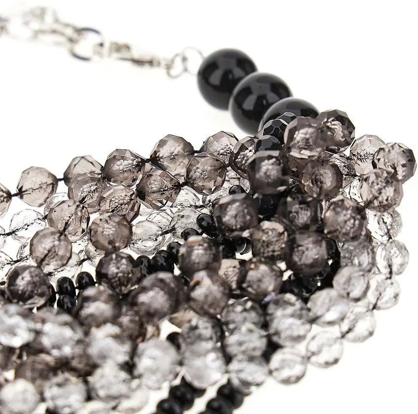 Bijuterii Faceted beads multi-strand necklace - Img 3