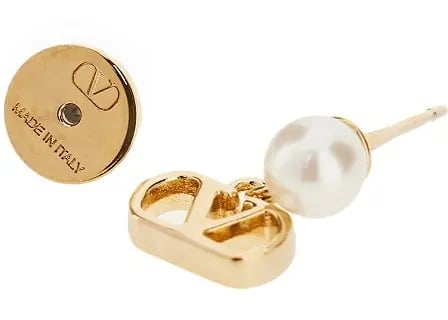 Bijuterii 'Vlogo Signature' earring with pearl - Img 3