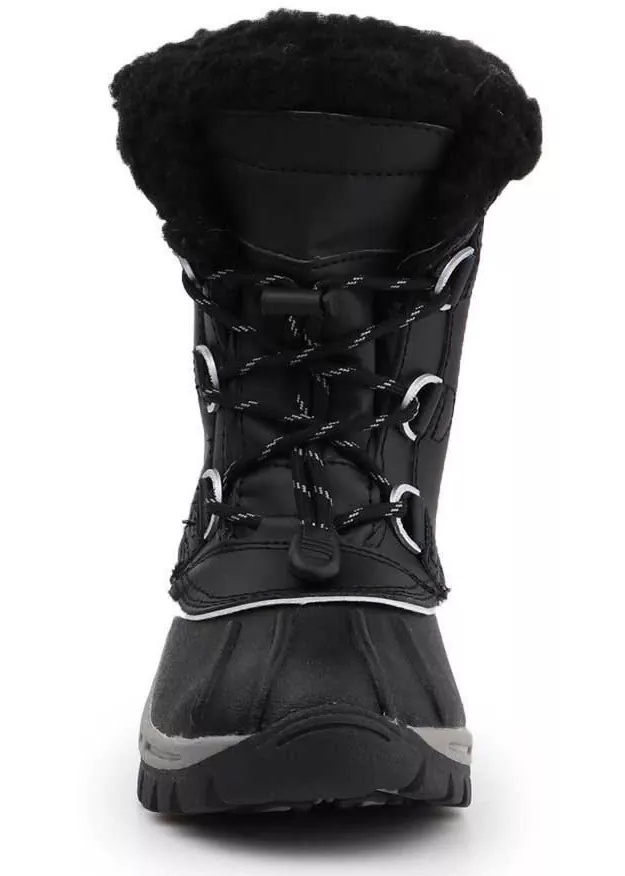 Black Gray children's winter shoes - Img 2