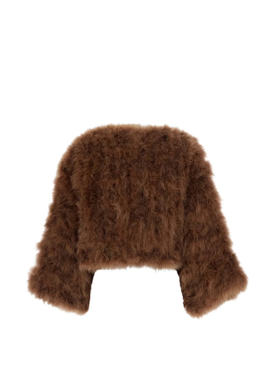 Blana YVES SALOMON bej din shearling - Img 4